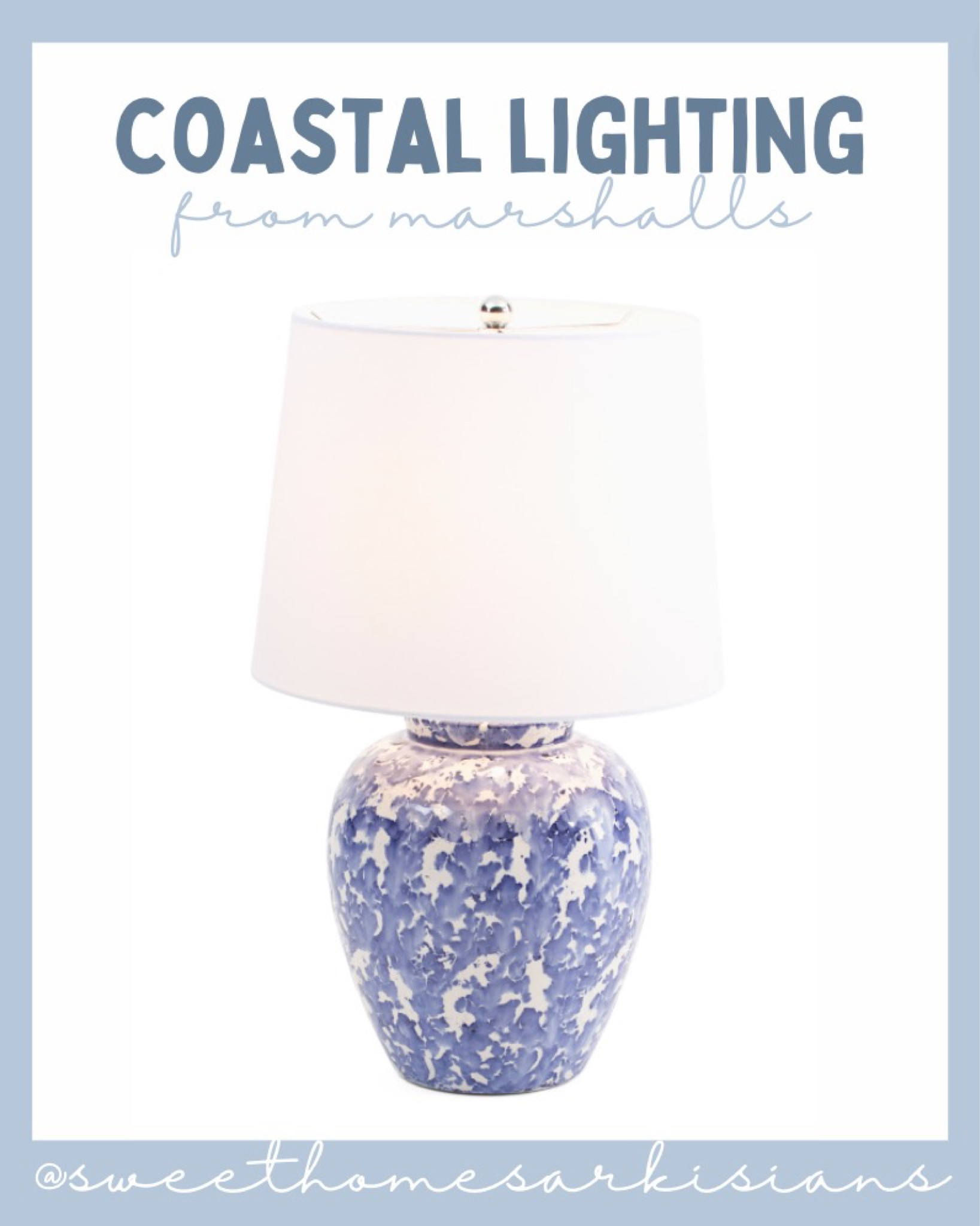 this blue & white brooks brothers lamp from marshalls is beautiful! 🤍💙

#LTKhome