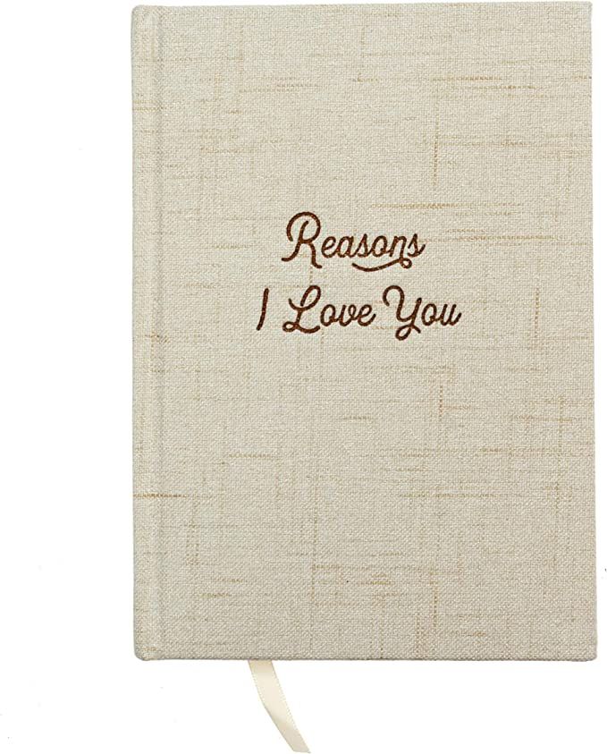 Avocado Goods Reasons Why I Love You Hardcover Linen Journal Book for Boyfriend or Girlfriend, Hu... | Amazon (US)