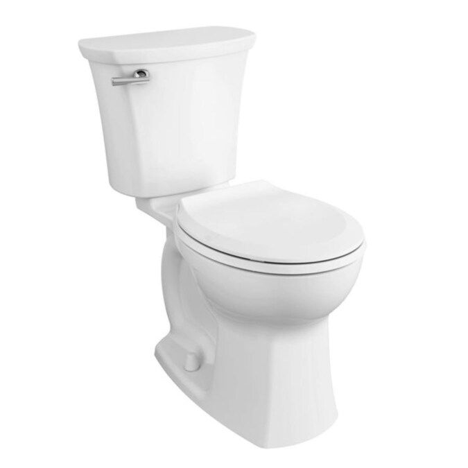 American Standard Edgemere White WaterSense Round Chair Height 2-Piece Toilet 12-in Rough-In Size... | Lowe's