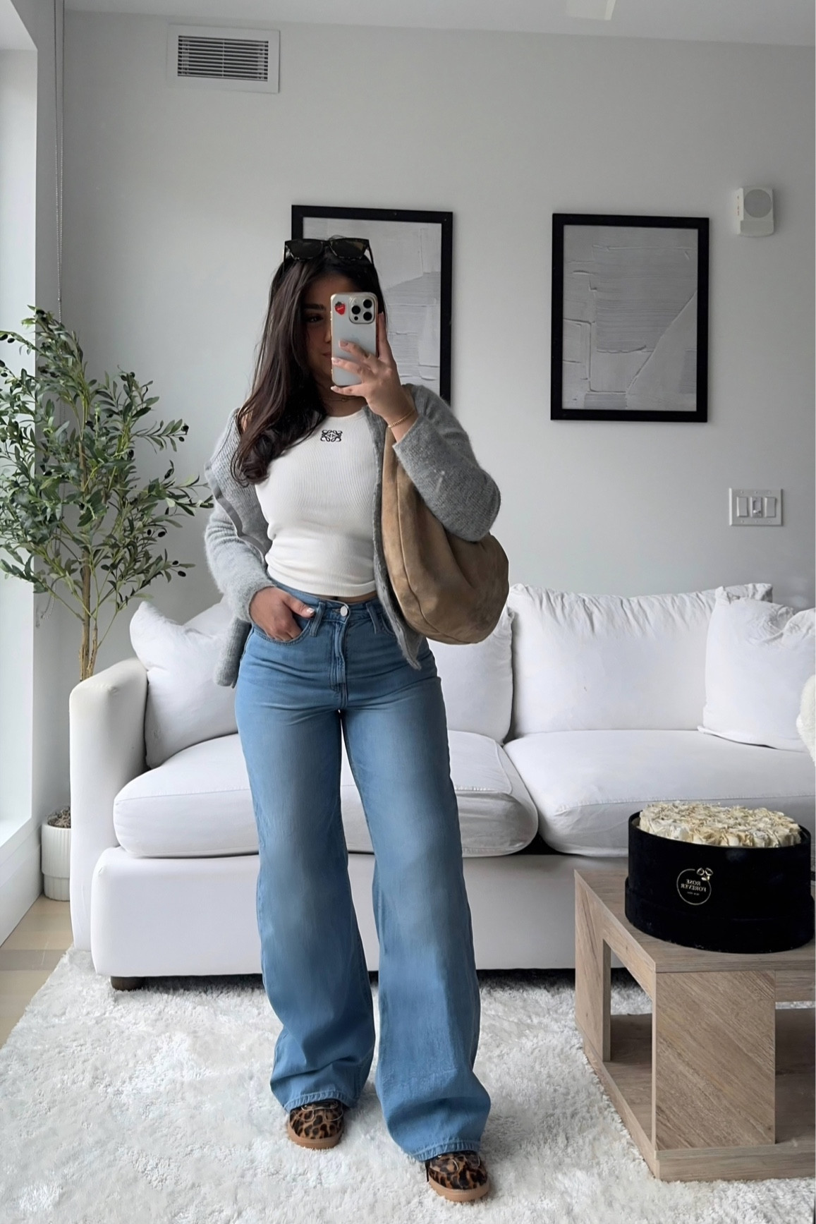 jeans are oak and fort 90s baggy! 
