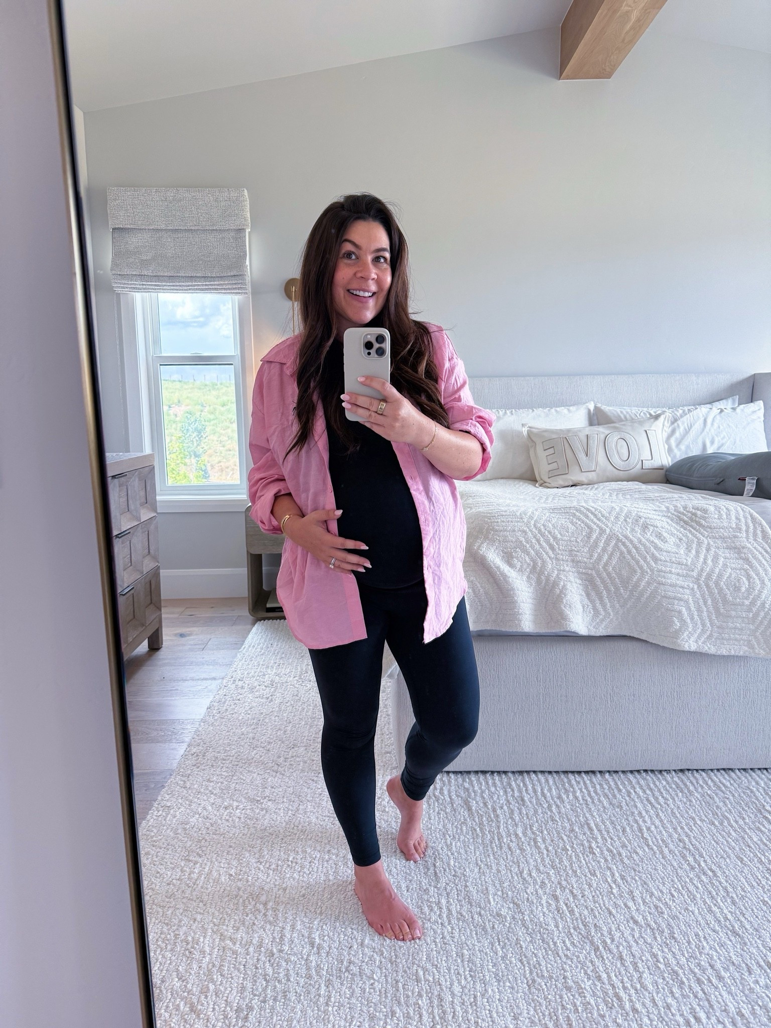 40 weeks pregnant today!!! Living in these maternity workout pants and and loose button ups!

#LTKTravel #LTKBump #LTKdayinmylife
