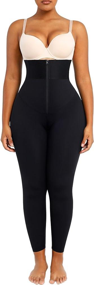 SHAPELLX Women High Waist Leggings Tummy Control ElasticFuse Waistband Shaping Leggings Waist Tra... | Amazon (US)