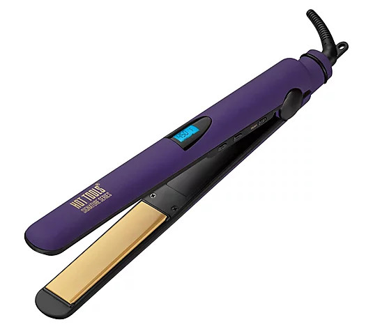 Hot Tools Pro Signature Ceramic Digital FlatIron 1 inch - QVC.com | QVC