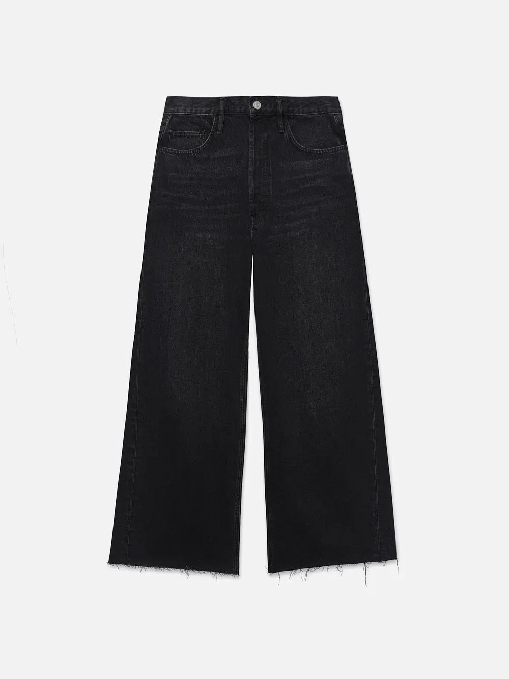 Le Low Baggy Wide Leg  in  Inkwell | Frame Denim
