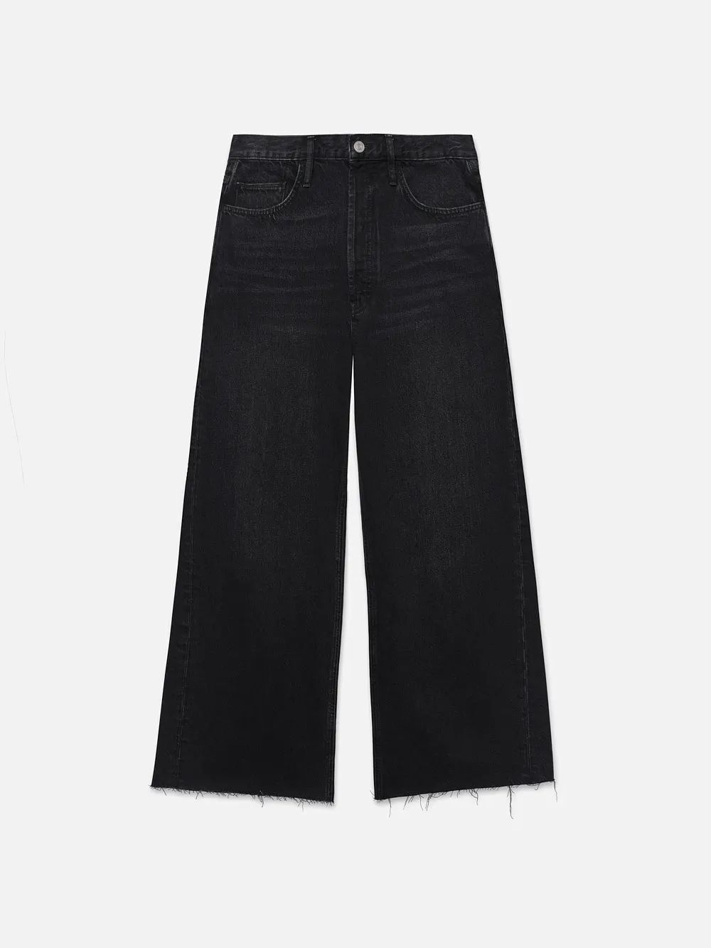 Le Low Baggy Wide Leg  in  Inkwell | Frame Denim