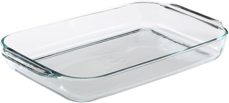 Pyrex Bakeware 4.8 Quart Oblong Baking Dish, Clear | Amazon (US)