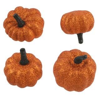 Mini Glitter Orange Pumpkins, 9ct. by Ashland® | Michaels Stores