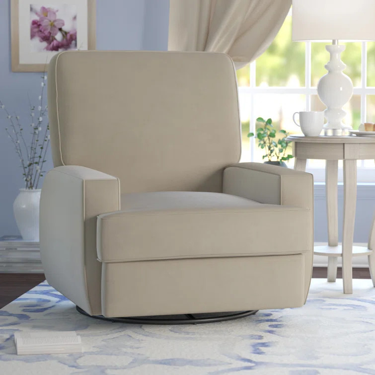 Abingdon Upholstered Swivel Reclining Glider | Wayfair North America