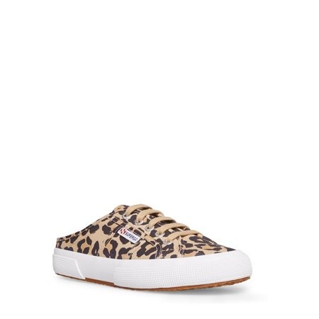 Superga 2402 Leopard Print Slip-On Canvas Sneaker Mule (Women s) | Walmart (US)