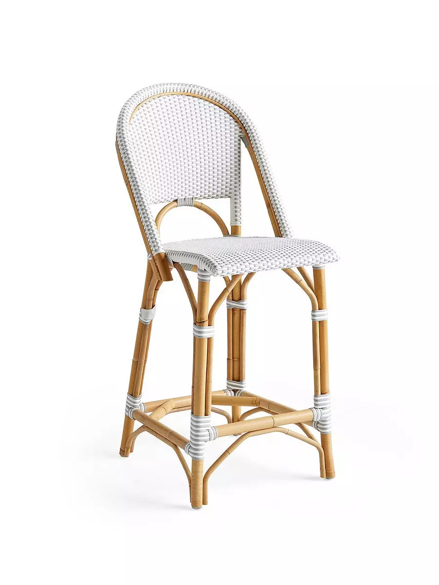 Riviera Rattan Bar & Counter Stools | Serena and Lily