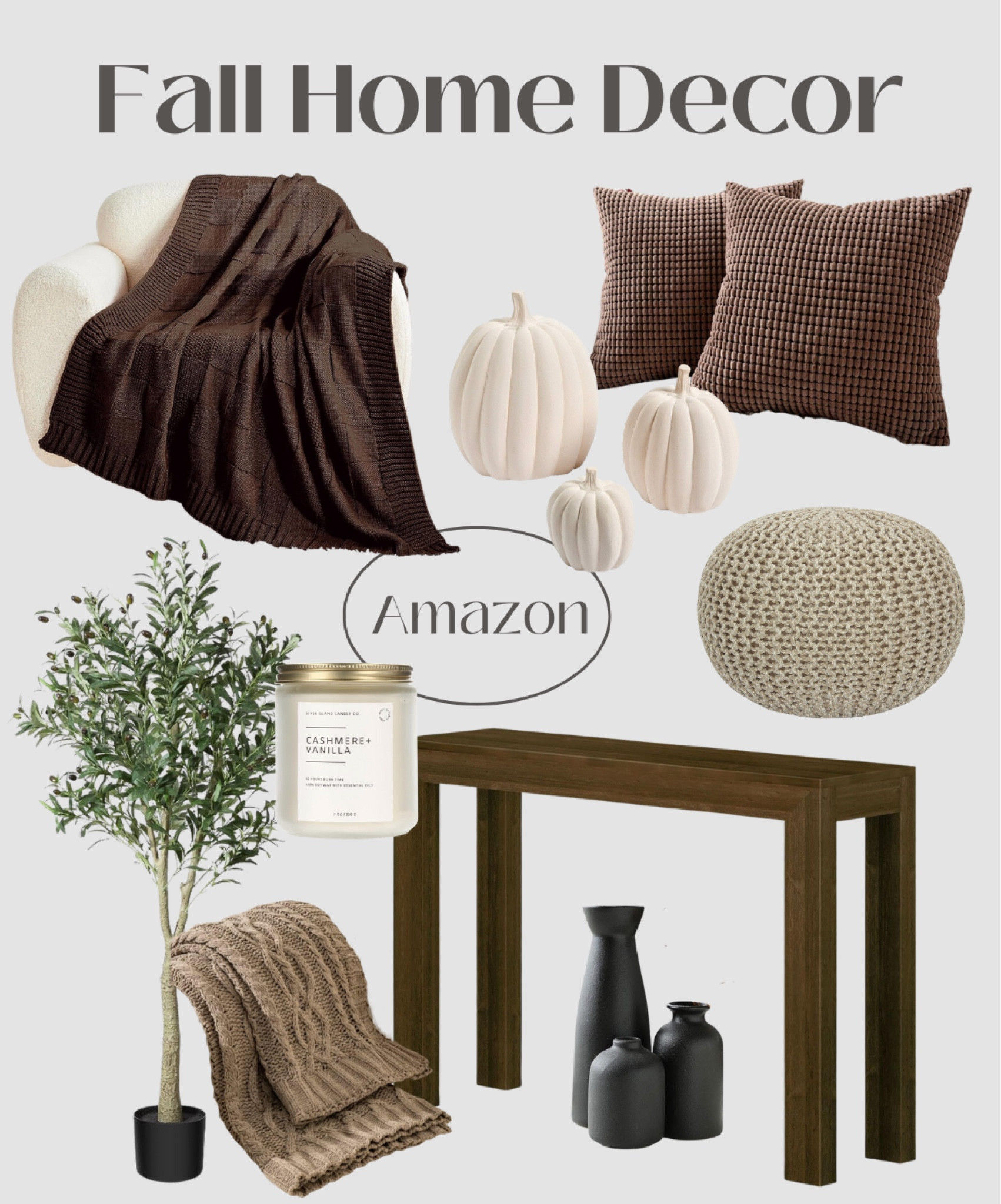 Fill your home with all the cozy neutral vibes this fall 🤎 linking some very cute Amazon home decor for the upcoming season! 

#LTKhome #LTKSeasonal