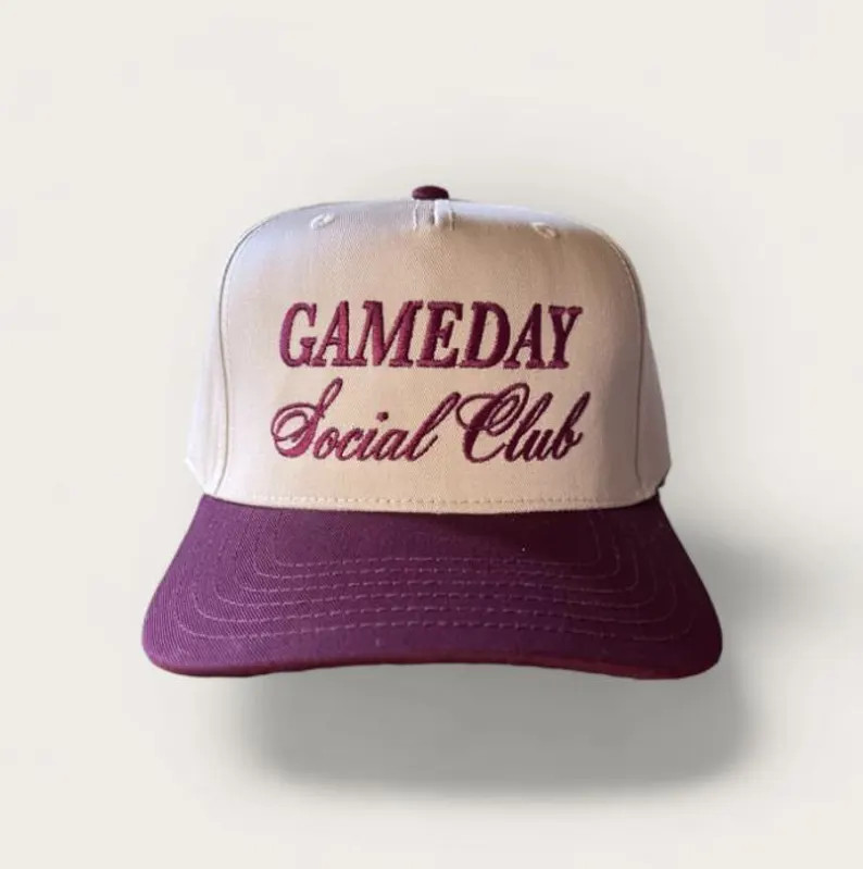 Game Day Social Club Classic Trucker Hat, Customize to Your Team Colors - Etsy | Etsy (US)