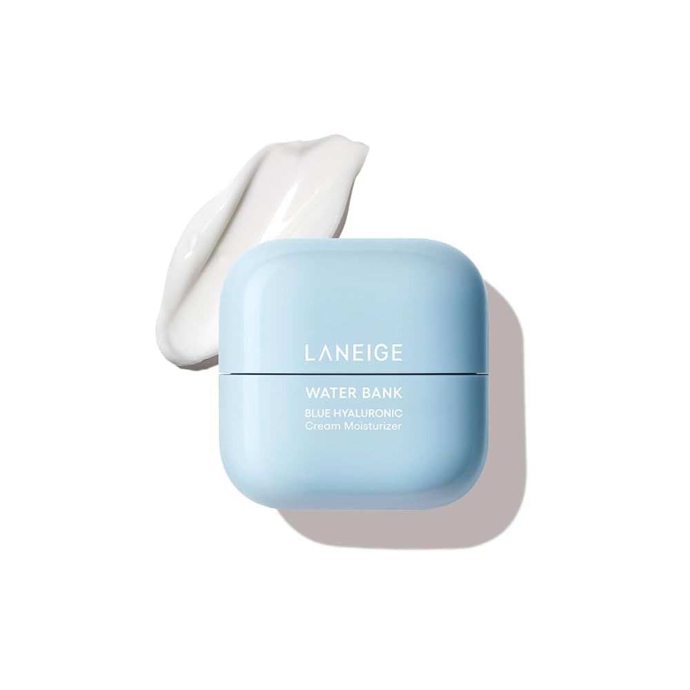 LANEIGE Water Bank Blue Hyaluronic Cream Moisturizer: Hydrating Korean Face Cream with Squalane &... | Amazon (US)