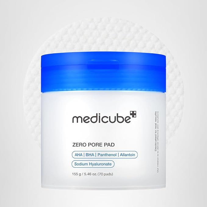 medicube Toner Pads Zero Pore Pad 2.0 | Dual-Textured Facial Pad for Exfoliation and Pore Care wi... | Amazon (US)