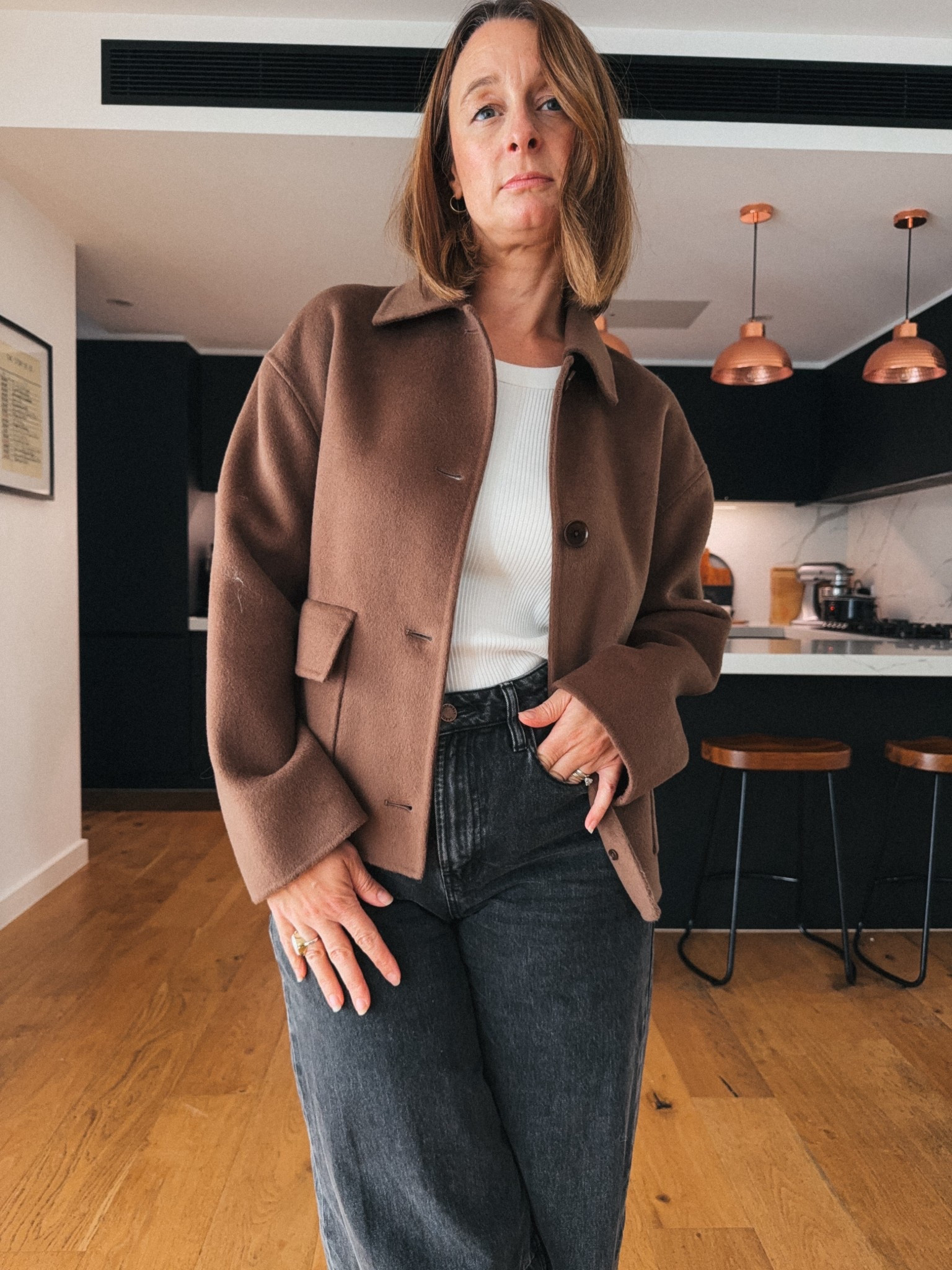 Jacket - Assembly Label. Wearing XS. Oversized, sized down one size  

#LTKspring #LTKnewzealand #LTKaustralia