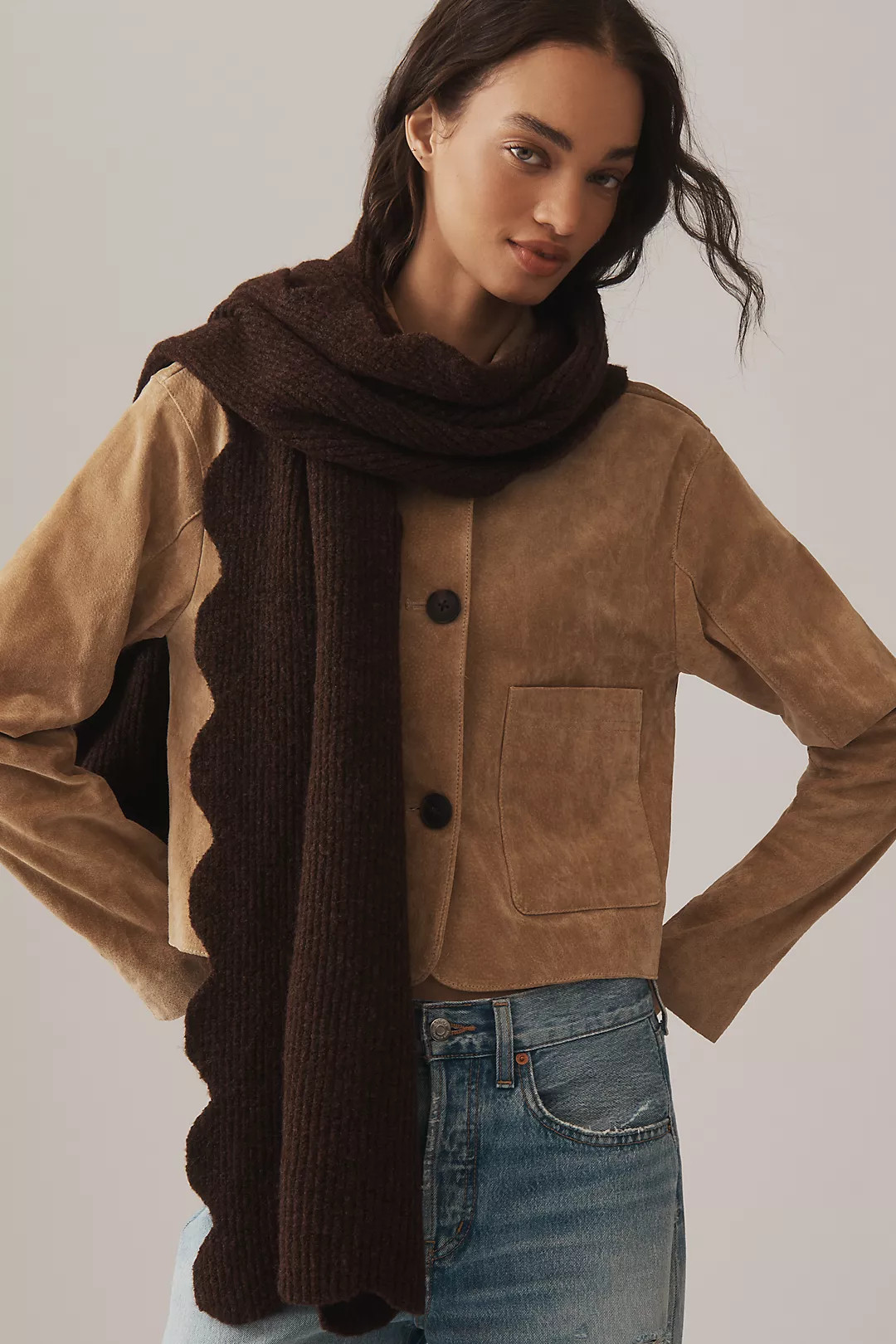 Maeve Scallop Scarf | Anthropologie (US)