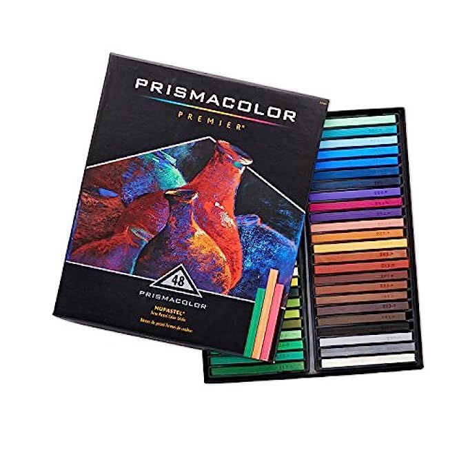 Prismacolor 27051 Premier NuPastel Firm Pastel Color Sticks, Box of 48 Color Sticks | Amazon (US)