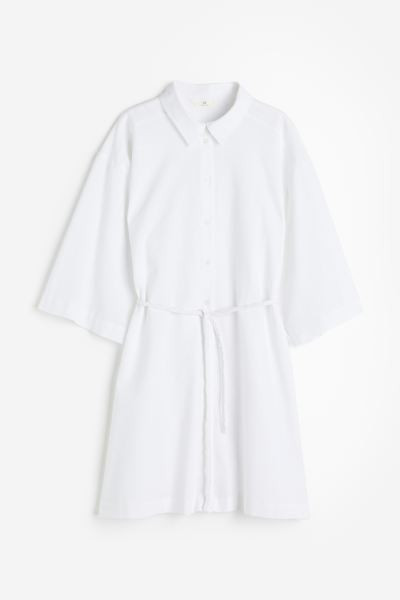 Linen-blend Shirt Dress | H&M (US + CA)