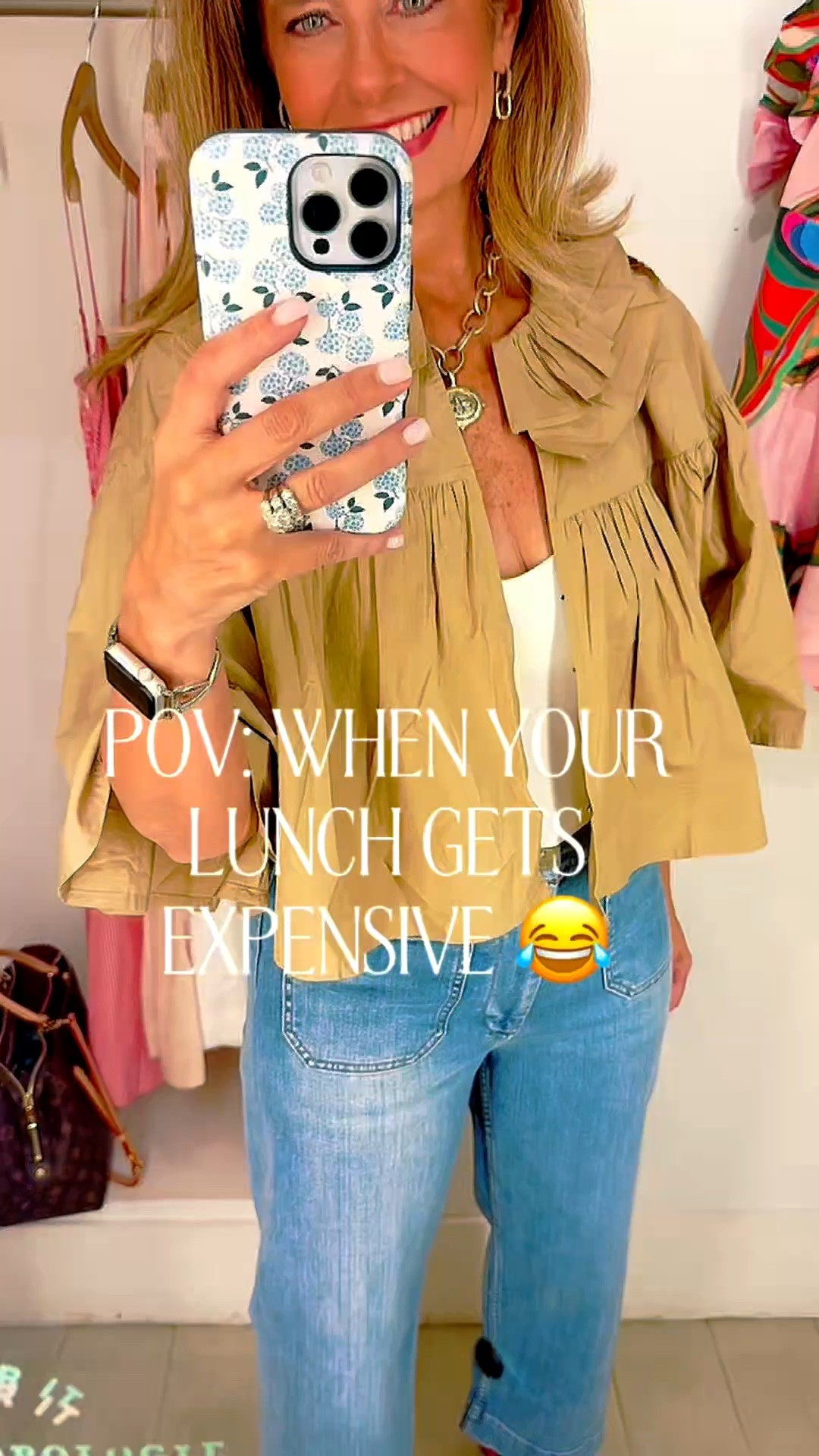 Thanks for lunch @Anthropologie 😉