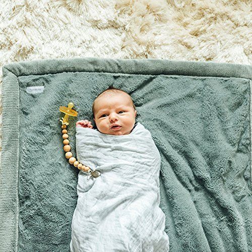 Saranoni Receiving Blankets for Babies Super Soft Boutique Quality Lush Luxury Baby Blanket (Euca... | Amazon (US)
