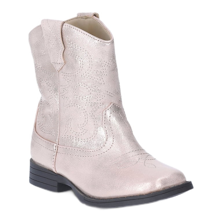 Wonder Nation Little and Big Girls' Western Cowgirl Boots | Walmart (US)