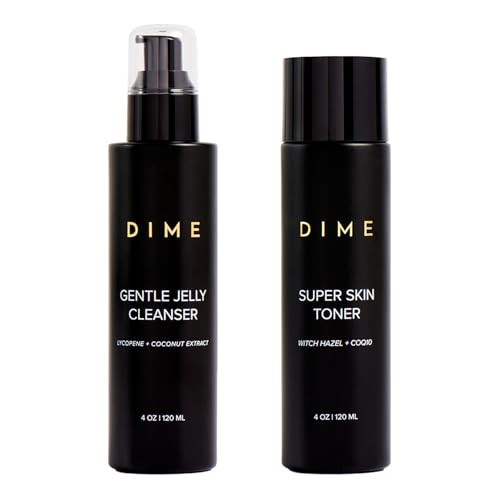 Dime Beauty Cleansing Duo - Gentle Jelly Cleanser (4 oz) + Super Skin Toner (4 oz) | Amazon (US)