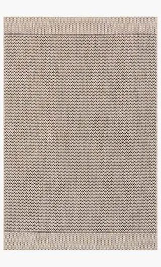 Isle Indoor / Outdoor Grey / Black Rug | Scout & Nimble