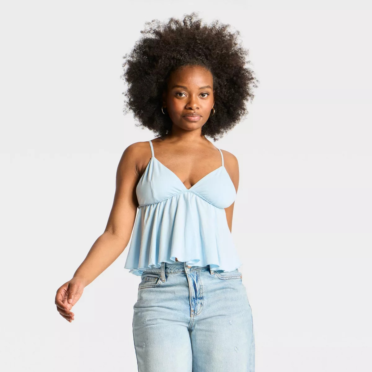 Women's Ruffle Babydoll Cami - Wild Fable™ | Target