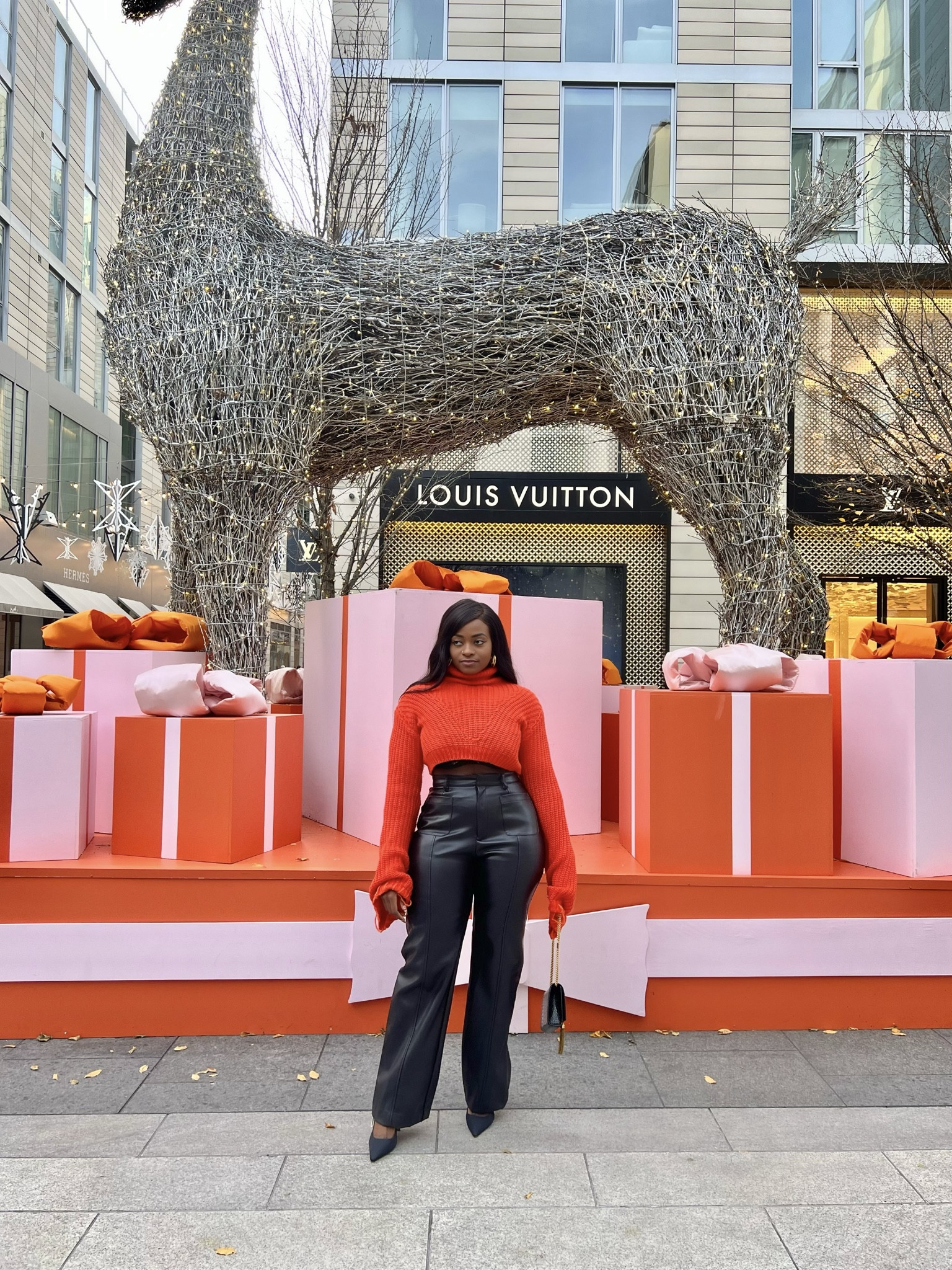 You can also dress fashionably during the winter, we the fashion girlies will always look cute despite the cold. Lol!

✨Sweater: Hanifa
✨Leather pants: House of CB

I linked similar finds from Revolve below. If you like this look, don’t hesitate to shop! ☺️

Here are 3 outfit ideas for the winter: 
1. A knitted sweater plus leather pants (as seen above) 
2. All denim look with a thick fur shawl (color of shawl depends on how you wanna style your entire look).
3. Turtleneck body-hugging MIDI knit dress paired with  knee- high boots.

#LTKstyletip #LTKHoliday