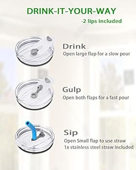 zenbo Mug Tumbler – Stainless Steel Vacuum Insulated Mug with Handle,Lid and Straw,Keeps Drinks... | Amazon (US)