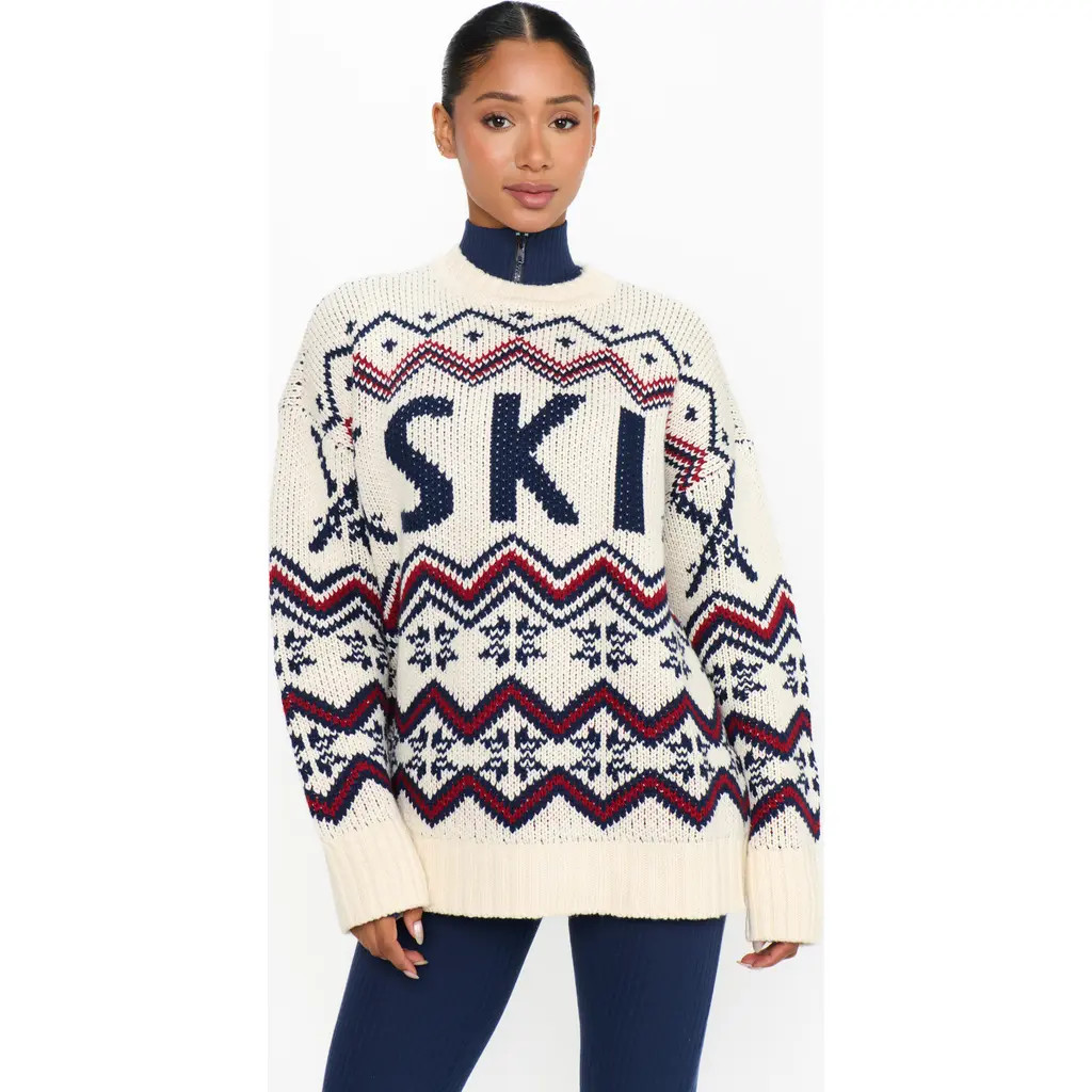 Show Me Your Mumu Ski in Sweater in Cream Ski Knit at Nordstrom, Size Medium | Nordstrom