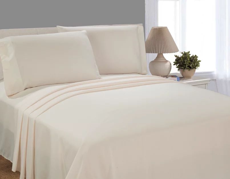 Mainstays Basics Microfiber Value Sheet Set, Twin, Fresh Ivory, 3 Piece - Walmart.com | Walmart (US)