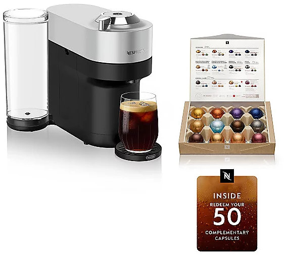 Nespresso Vertuo Pop+ Deluxe Coffee/Espresso Maker w Voucher | QVC