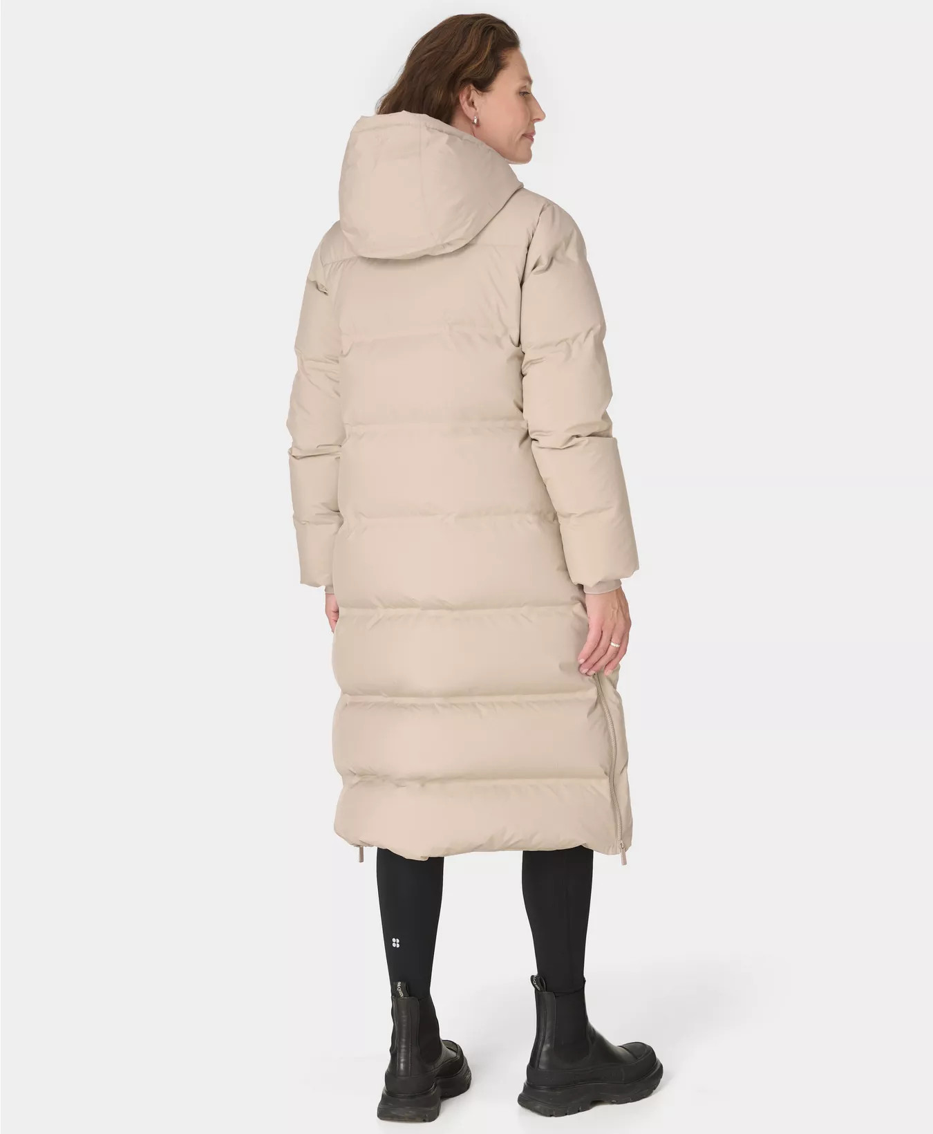 Nimbus Longline Waterproof Puffer - Nori Green | Women's Jackets + Coats | Sweaty Betty | Sweaty Betty UK