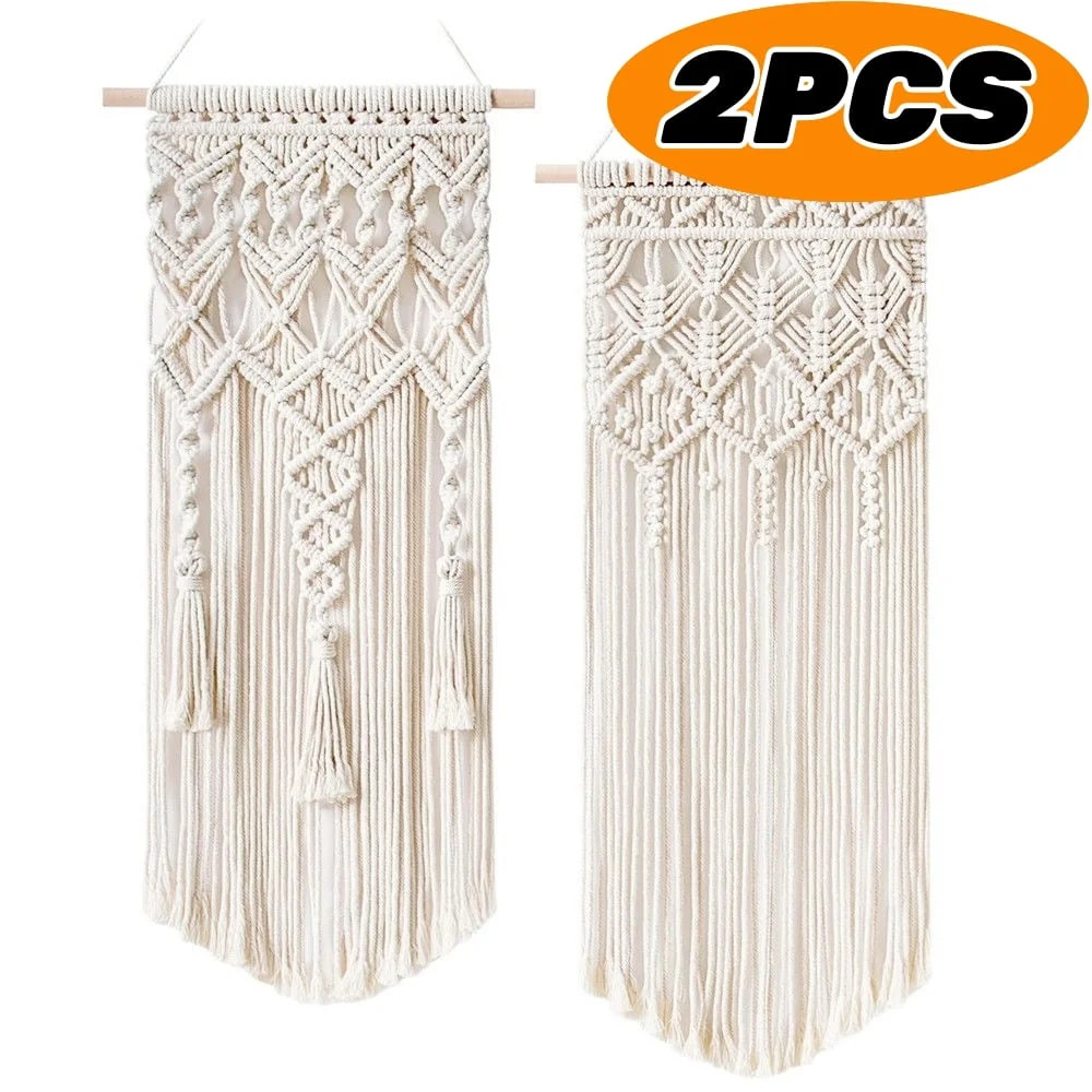 Macrame Wall Hanging Boho Wall Art Decor for Home Bedroom Living Room for Adults Birthday Christm... | Walmart (US)