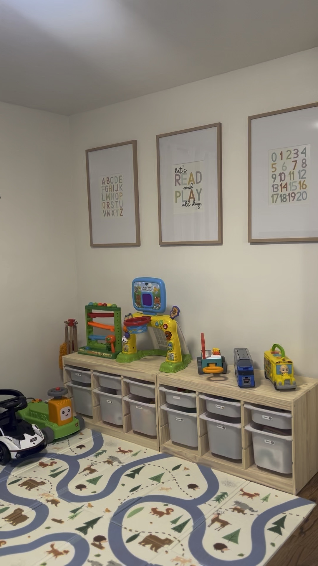 A few months we combined Ayven’s playroom with his toddler’s room. Although we are not finished, we’re 90% there! His toys are very well organized with this TROFAST storage bin from IKEA. 

#LTKU #LTKKids #LTKHome