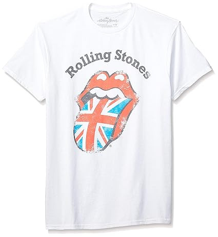 Rolling Stones Men's Classic Tongue UK Short Sleeve Shirt | Amazon (US)