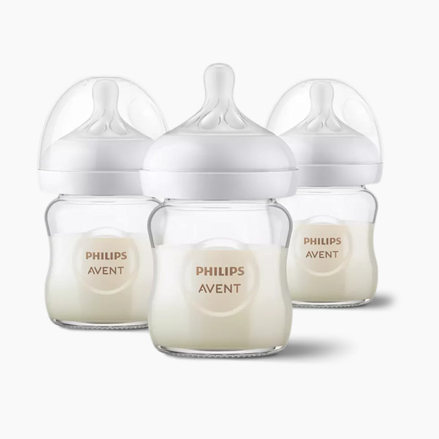 Avent Glass Natural Baby Bottle With Natural Response Nipple | Babylist
