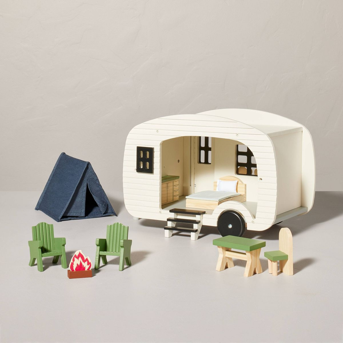 Toy Doll Camper with Accessories - Hearth & Hand™ with Magnolia: Polyester and Wood, Fits 1 Inc... | Target