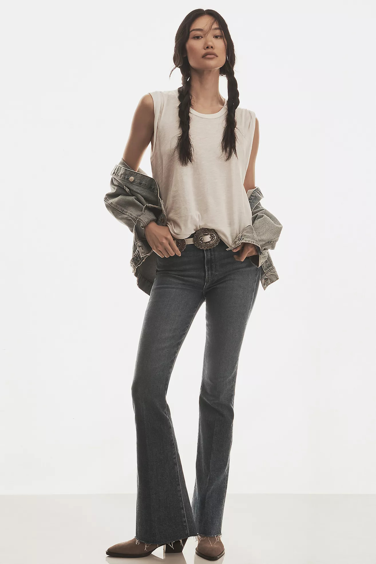 PAIGE Laurel Canyon High-Rise Flare Jeans | Anthropologie (US)