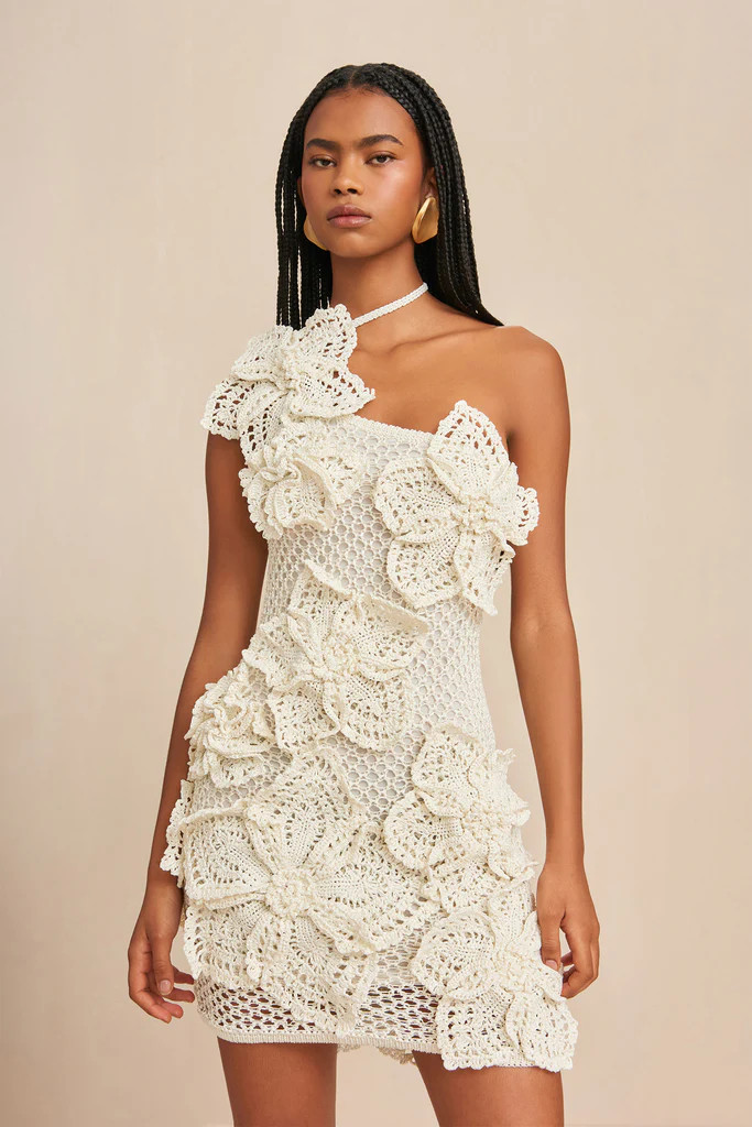 KENDRIA CROCHET DRESS - OFF WHITE | Cult Gaia - US
