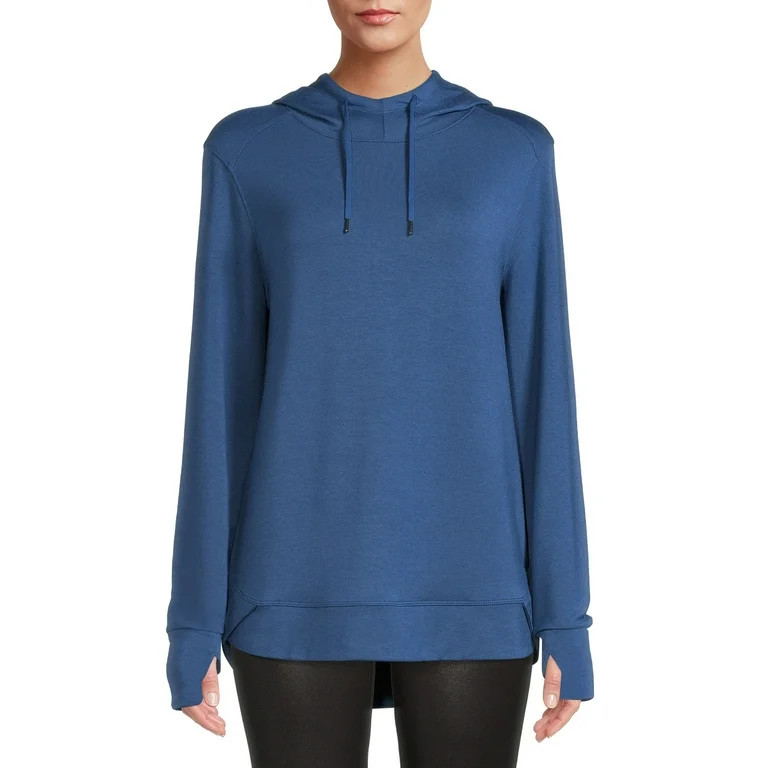 Athletic Works Women's Athleisure Mock Neck Hoodie | Walmart (US)
