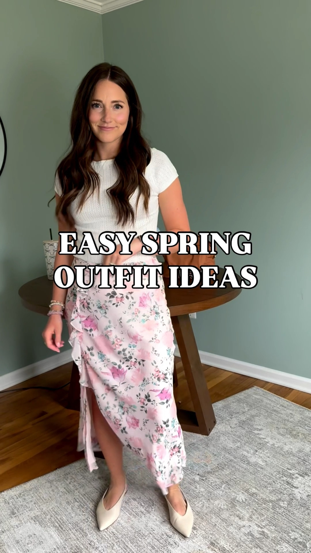 Easy spring outfit ideas 🌸

Sizing info:
White top - M (code LAURENROSE15)
Skirt - M (code LAURENROSE15)
Checker Shorts - M (code LAURENROSE15)
Sweater - small (linked similar options) 
Floral top - small 
Yellow shorts - medium 
Dress - small 
Denim jacket - medium 
Shoes - true to size 


#LTKSaleAlert #LTKmomlife