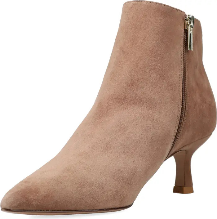 Kiesa Pointed Toe Kitten Heel Bootie (Women) | Nordstrom