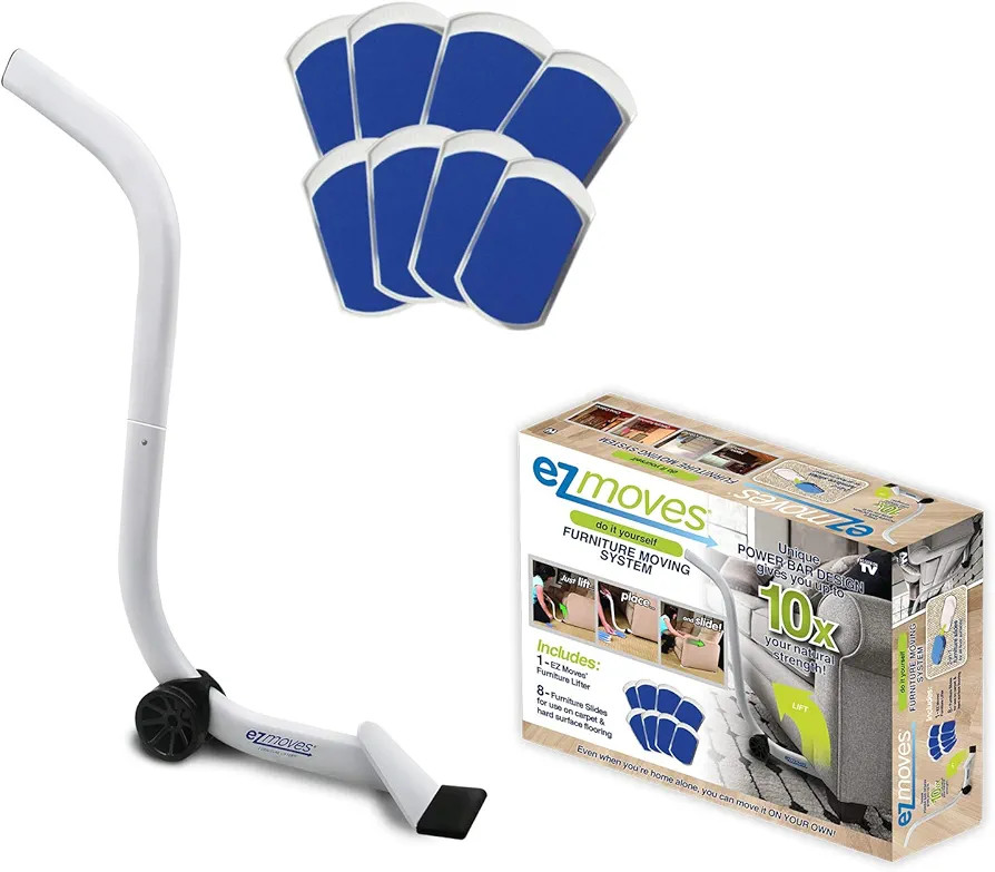 EZ Moves Furniture Moving System for Carpeted & Hard Floor Surfaces, Move Heavy Furniture Quickly... | Amazon (US)