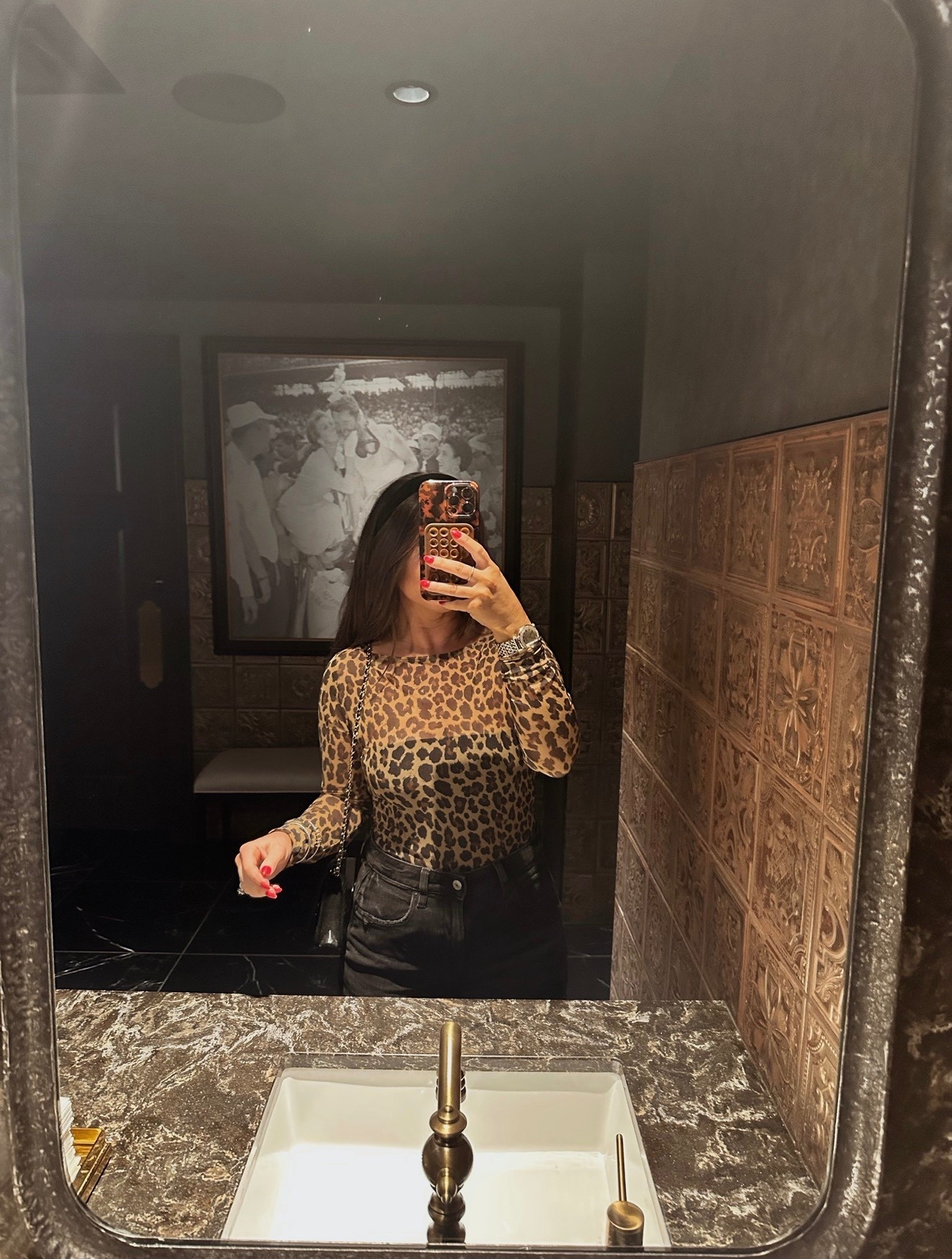 Leopard sheer top
✨💫

#LTKHoliday #LTKootd