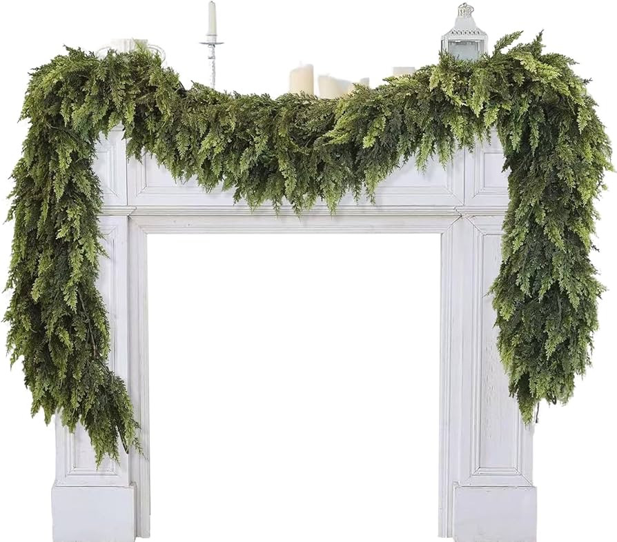 Guirnalda De Navidad Artificial Realista,1.5m/1.8m/2.7m Guirnaldas De Pino De Navidads, Guirnalda... | Amazon (ES)