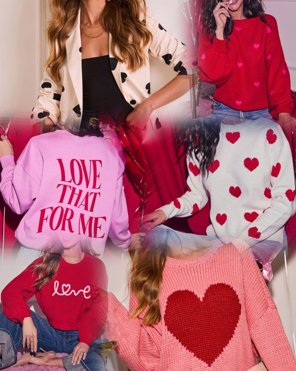 Valentine's Day Sweaters 

#LTKSeasonal #LTKootd #LTKmomlife
