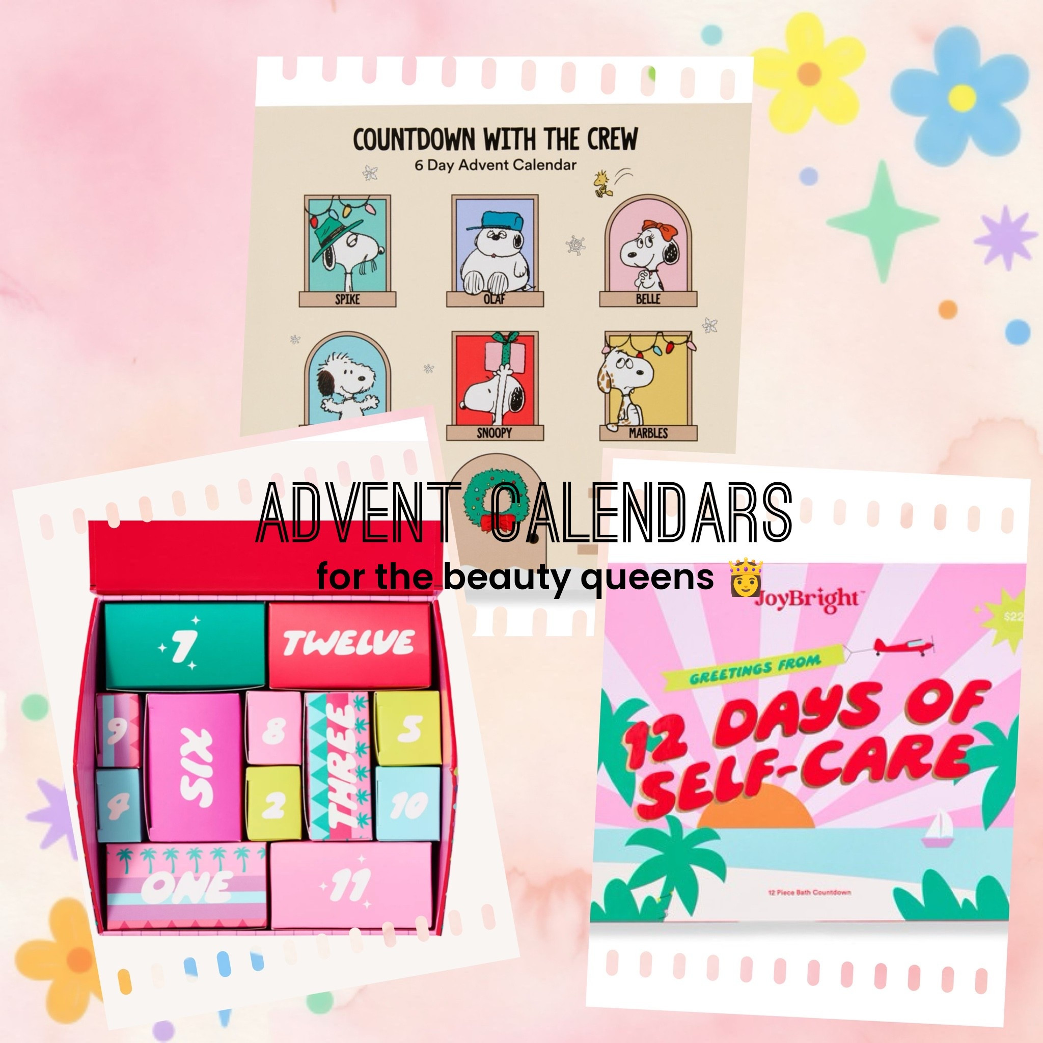 Beauty advent calendars! Most $25 and under! #beautyadvent #adventcalendar #tween #teen #christmas #countdowntochristmas

#LTKmomlife #LTKSeasonal #LTKBeauty