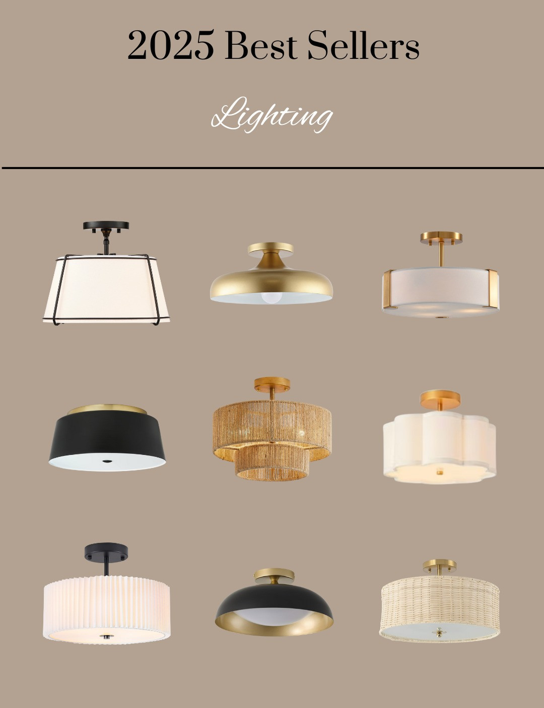 2025 Lighting Best Sellers! ✨🛒 

 #LTKSeasonal #LTKU #LTKHome
